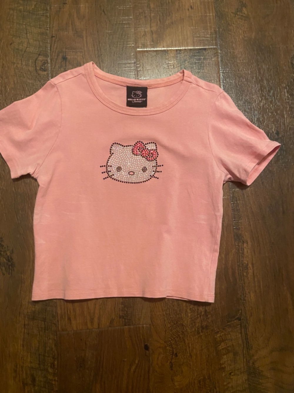 Sanrio T-Shirt Hello Kitty by Sanrio Sz Small 95% Cotton Rhinestone
